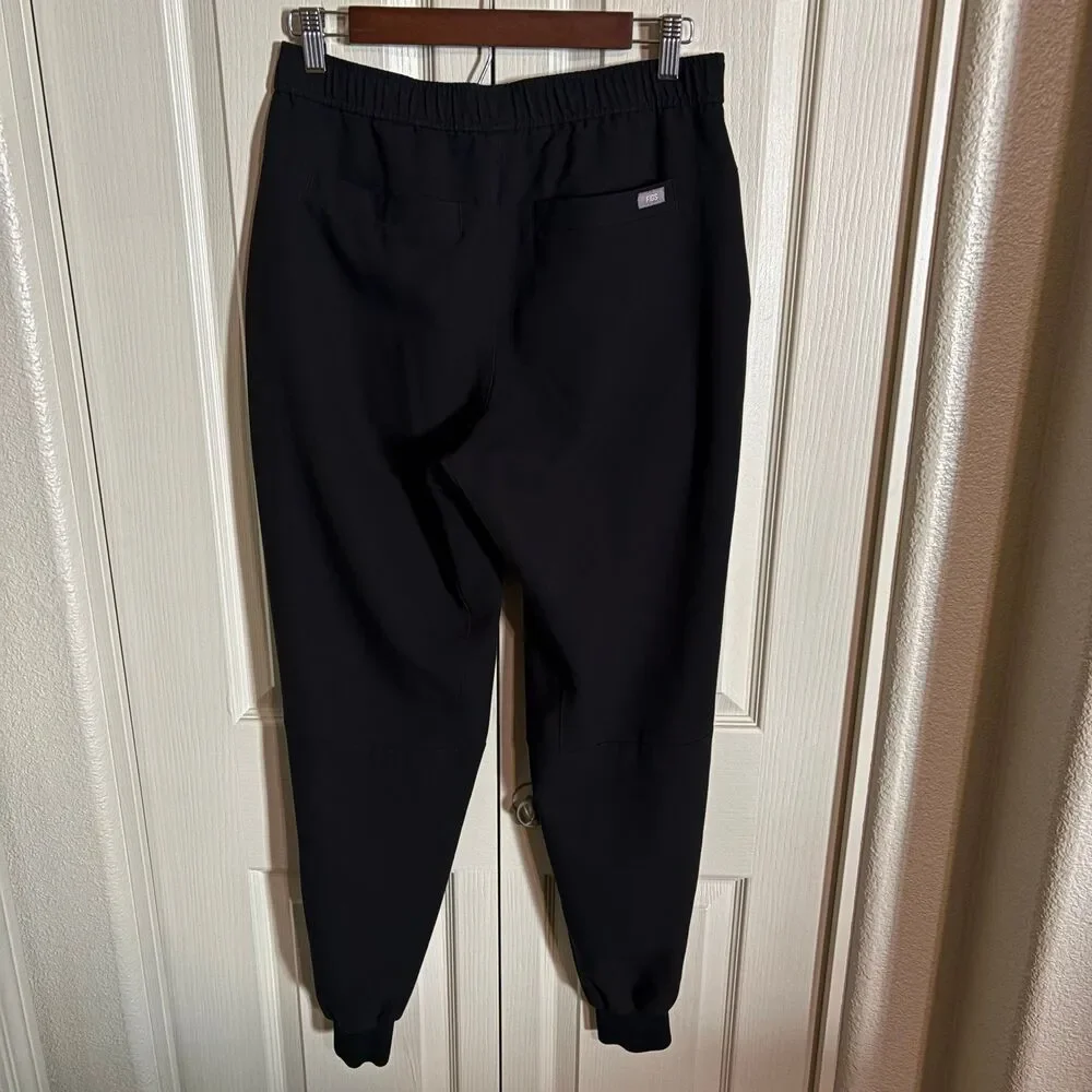 FIGS Men's Scrub Jogger Pants Small Elastic Waist Technical Collection Black